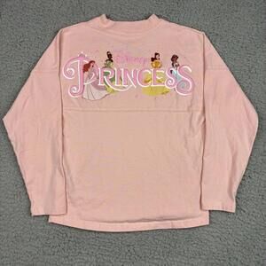 Disney Princess Spirit Jersey Youth M 7/8 Pink Disneyland 2024 Graphic Shirt